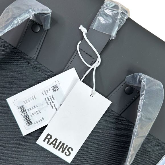 RAINS Backpack Reflective | 70 Black Reflective One Size - 19” x 11.75” x 4.5” - Picture 7 of 10